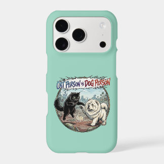 Cat Person VS Dog Person:The Ultimate Fluff Battle iPhone 17 Pro Case