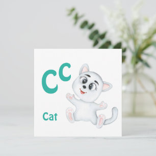 Cat personalize ABC: Letter C - Add Your Name