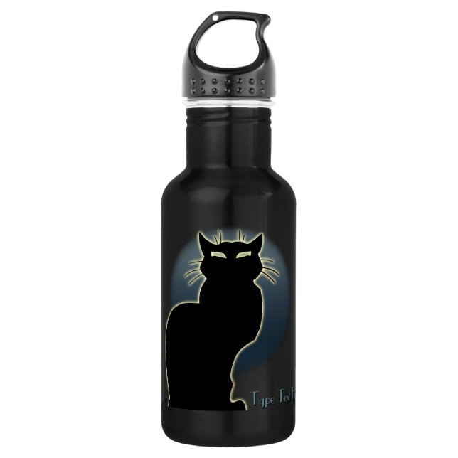 Cat Personalized Cat Lover Bottle (Front)
