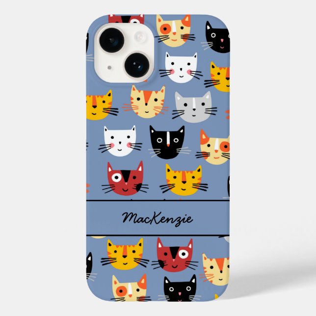 Cat Personalized Pattern Case-Mate iPhone Case (Back)