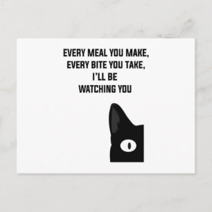 Cat Pet Cats Kitten Cat Lover Cute Funny Gift Idea Postcard
