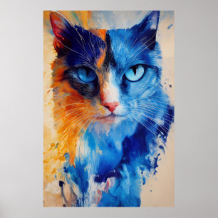 Cat  Pet Cute Adorable Animal Companion Poster