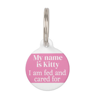Cat Pet ID Tag