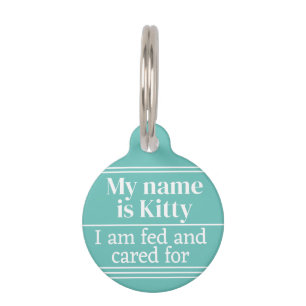 Cat Pet ID Tag