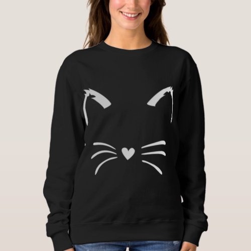 Cat Pet Lover Cat Mom Best friend Animal Cat Whisk Sweatshirt