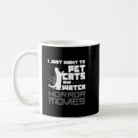 Cat Pet Lover Horror Movie Lover Gift53
