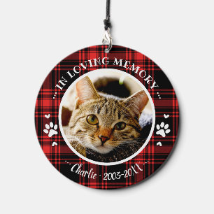 Cat Pet Memorial Custom Photo Adorable Wind Chime