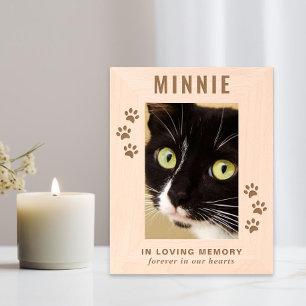 Cat Pet Memorial Engraved Frames