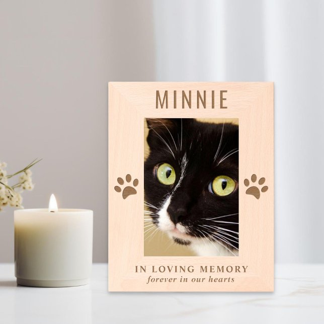 Cat Pet Memorial Photo Engraved Frames (Creator Uploaded)