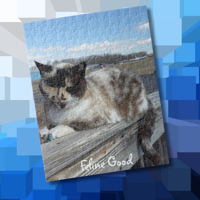 Cat Pet Photo,Family Night, Fun Custom Gift Jigsaw Puzzle (Creator Uploaded)