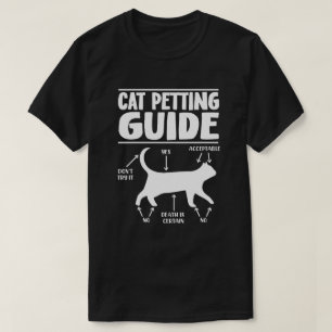 Cat Petting Guide Cats lover T-Shirt