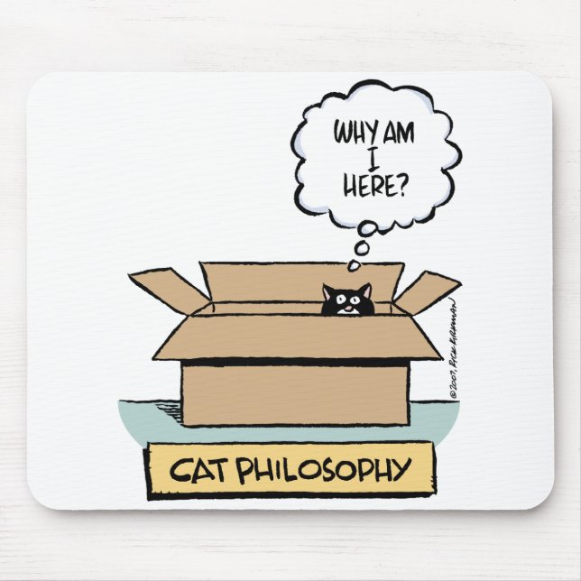 Cat Philosophy Mousepad (Front)