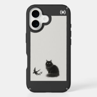 cat phone case black cat cute phone case minimalis