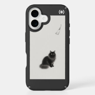 cat phone case black cat cute phone case minimalis