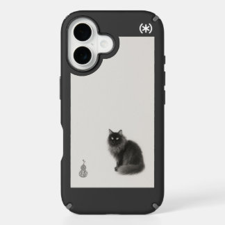 cat phone case black cat cute phone case minimalis