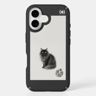 cat phone case black cat cute phone case minimalis