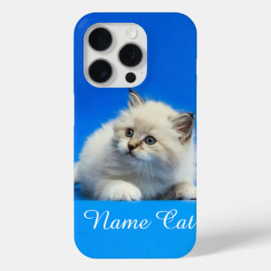Cat phone case customized with your pet name