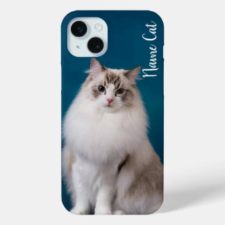 Cat phone case customized with your pet name