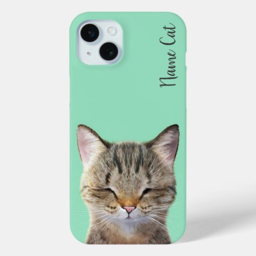 Cat phone case customized with your pet name