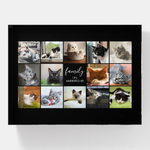 Cat Photo Collage Custom Paperweight