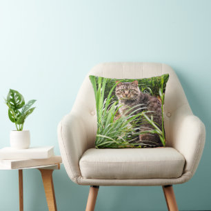 Cat Photo Create Your Own Pet Throw Pillow