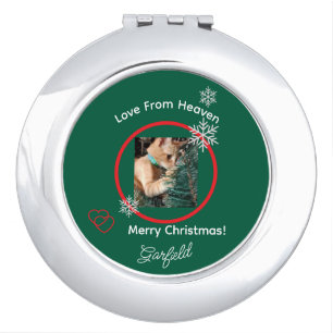 Cat Photo Customizable Memorial Compact Mirror