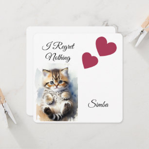 Cat Photo, Humor Quotes, Paw, Names, Flat Card