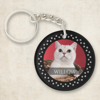 Cat Photo Keychain - Personalized Pet Keepsake