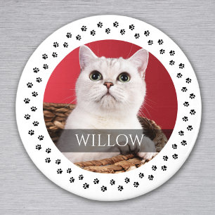 Cat Photo Magnet - Personalized Pet Keepsake
