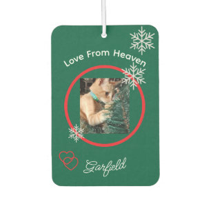 Cat Photo Memorial Air Freshener