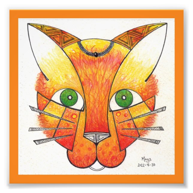 Cat Photo Print (Front)