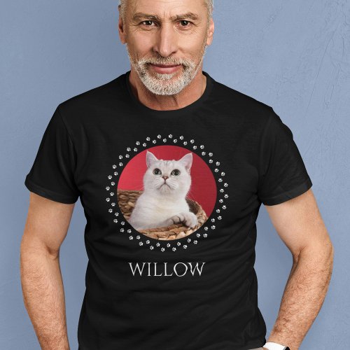 Cat Photo Shirt _ Personalized Pet Gift T_Shirt