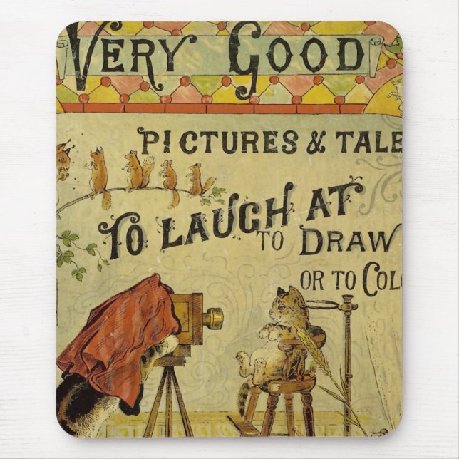 Cat Photographer to Cats Mouse Pad (Front)