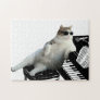 Cat piano - cat with sunglasses - cat drawing jigsaw puzzle