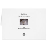 Cat Picnic Cards (Back Horizontal)