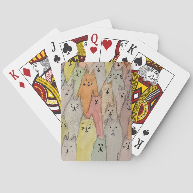 Cat Pile  Poker Cards (Back)