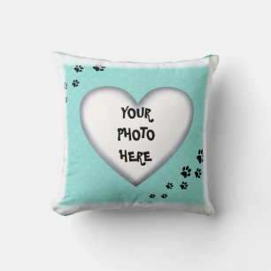 Cat Pillow with paw prints, your cat