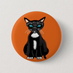 cat pinback button