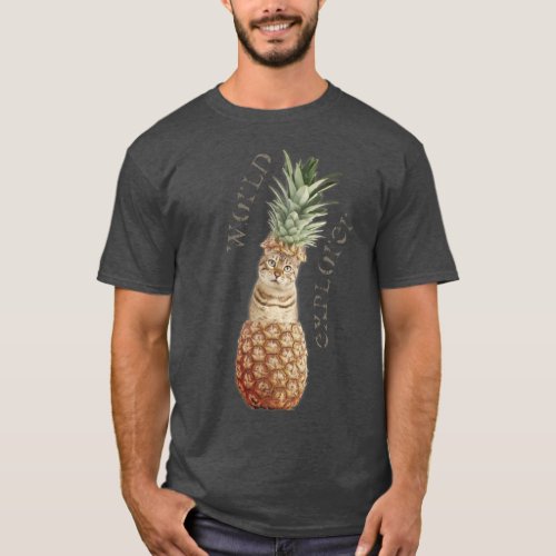 Cat Pineapple T_Shirt
