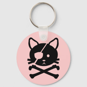 Cat Pirate Keychain