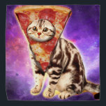 Cat pizza - cat space - cat memes bandana<br><div class="desc">pet , pizza , cat , "cute cats" , "funny cats" , "space cat" , "crazy cat" , "pizza cat", "cat lovers" , "cats in space "</div>