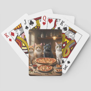Cat Pizza Night, Poker Cards