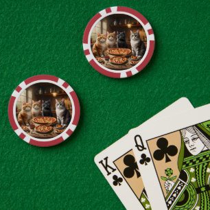 Cat Pizza Night, Poker Chips