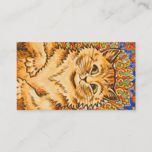 Cat Playing a Piano by Louis Wai Business Card