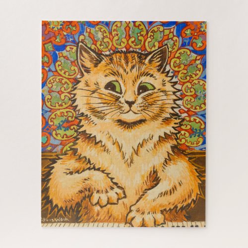 Cat Playing a Piano by Louis Wai Jigsaw Puzzle