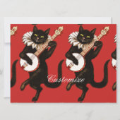 Cat playing Banjo Thunder_Cove (Front)