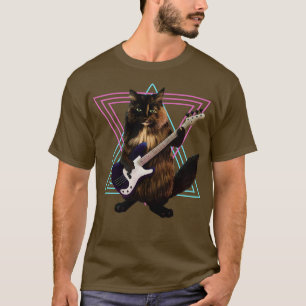 Cat playing bass guitar T-Shirt