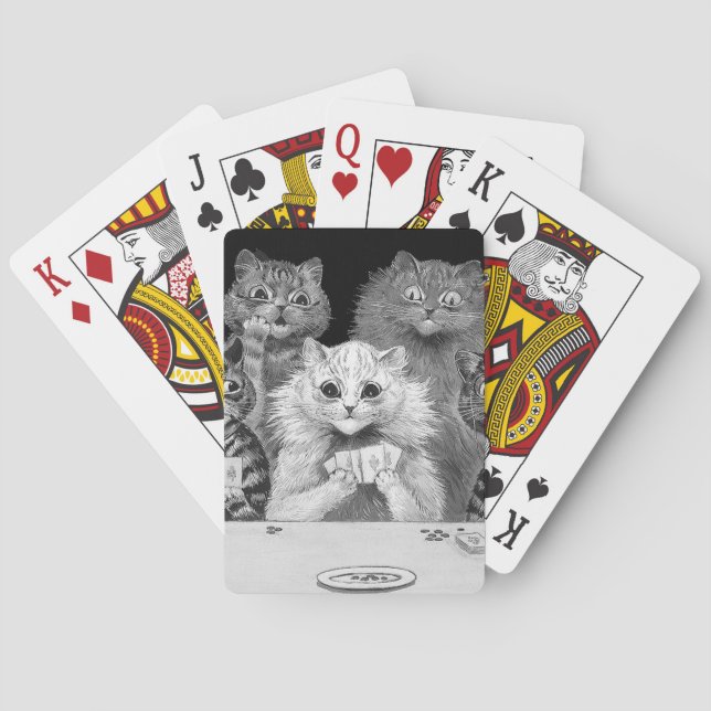 Cat Playing Card, Louis Wain Poker Cards (Back)