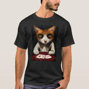 Cat Playing Cards Poker 2 T-Shirt