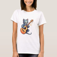 Cat Playing Guitar, Cat and Music